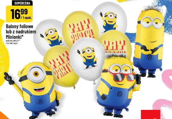 Balony Minionki promocja w POLOmarket