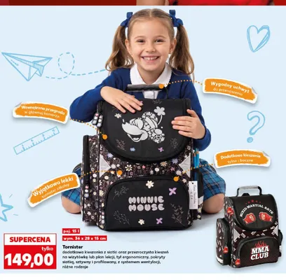 Tornister szkolny Kaufland promocja w Kaufland