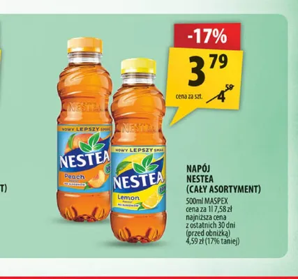 Napój Nestea Lemon promocja w Arhelan
