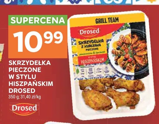 Skrzydełka pieczone w stylu hiszpańskim Drosed promocja w Stokrotka