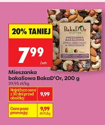 Mieszanka bakaliowa promocja w Biedronka