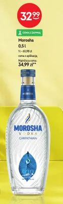 Wódka Morosha Carpathian promocja w Żabka