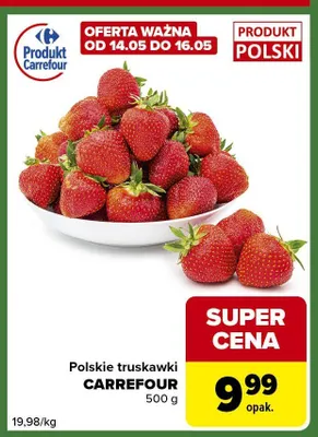 Truskawki Carrefour polskie promocja w Carrefour Express