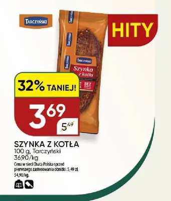Szynka z kotła Tarczyński promocja w Chata Polska