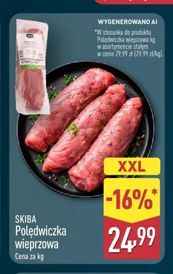 Polędwiczka wieprzowa Skiba promocja w Aldi