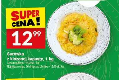 Surówka z kiszonej kapusty Białecki Kuchnia promocja w Twój Market