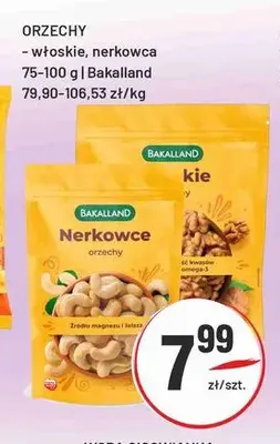 Orzechy nerkowca Bakalland promocja w Sedal