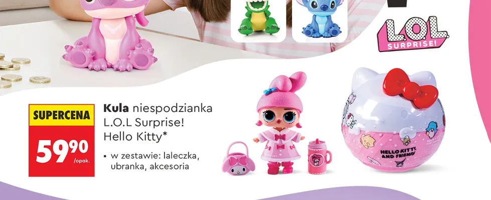 Kula niespodzianka L.O.L Surprise! Hello Kitty promocja w Biedronka