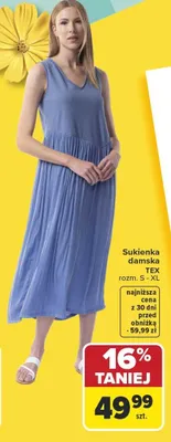 Sukienka damska promocja w Carrefour
