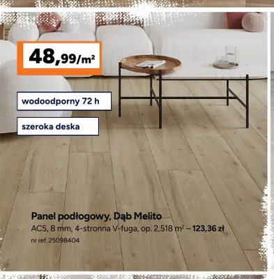 Panel podłogowy Dąb Melito promocja w Bricoman