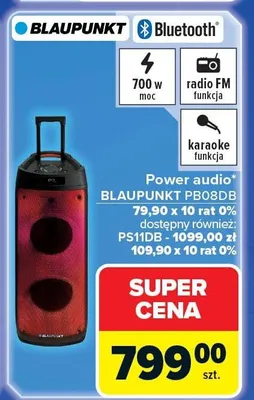 Power audio PB08DB promocja w Carrefour