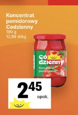Koncentrat pomidorowy Codzienny promocja w Delikatesy Centrum