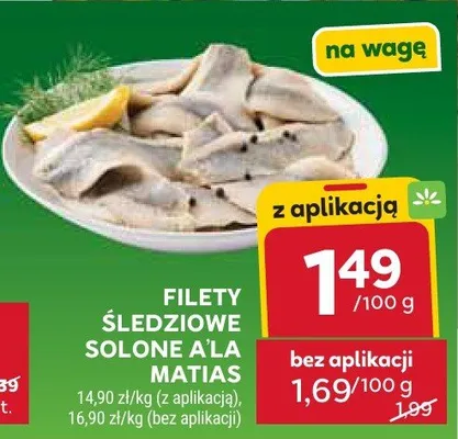 Filety śledziowe solone a'la matias promocja w Stokrotka