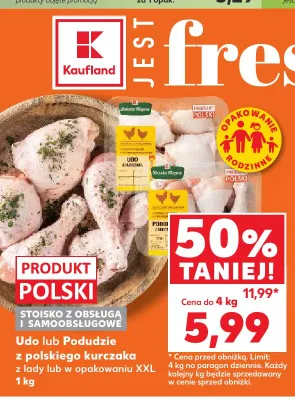 Podudzie z polskiego kurczaka promocja w Kaufland