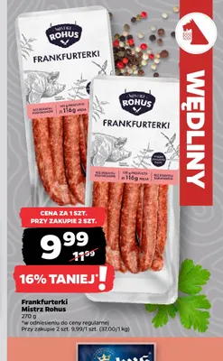 Frankfurterki Mistrz Rohus promocja w Netto