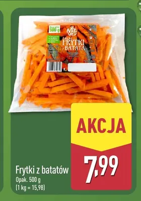 Frytki z batatów promocja w Aldi