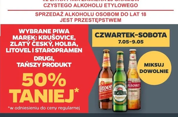 Piwo Staropramen promocja w Netto