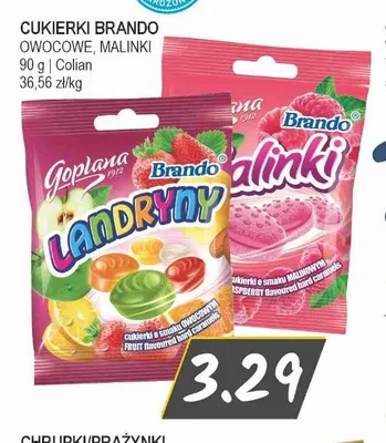 Cukierki Brando Malinki promocja w Słoneczko