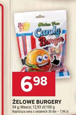 Żelowe burgery Candy Burger Maxco promocja w Stokrotka