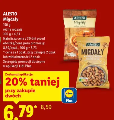 Migdały promocja w Lidl