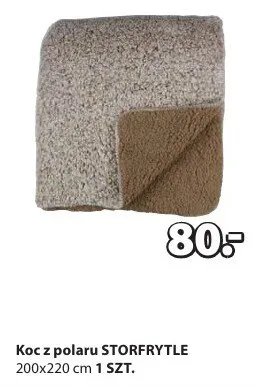 Koc z polaru Storffytle promocja w Jysk