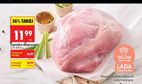 Łopatka wieprzowa promocja w Biedronka