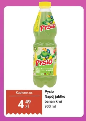 Napój jabłko banan kiwi Pysio promocja w Dino