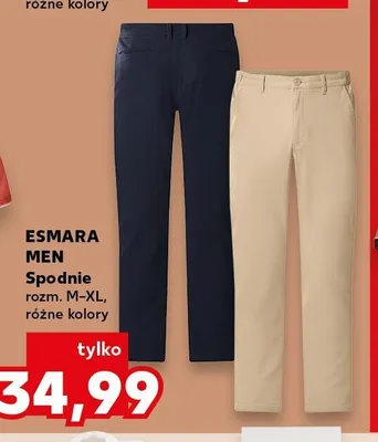Spodnie męska ESMARA MEN rozm. M-XL promocja w Kaufland