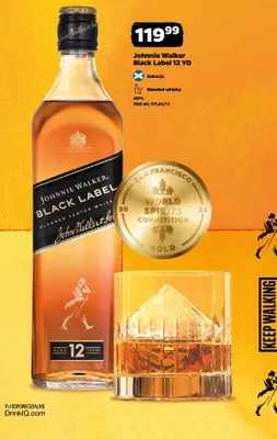 Whisky Black Label 12 YO promocja w Netto
