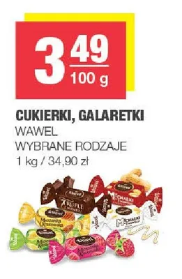 Cukierki Wawel promocja w SPAR