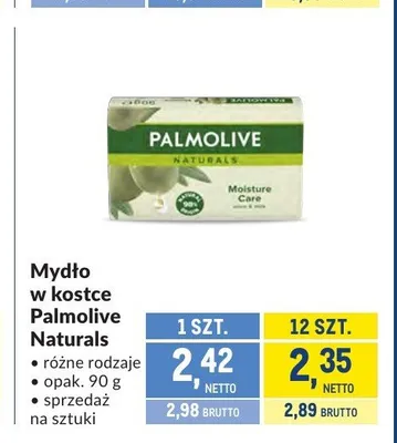 Mydło w kostce Palmolive Naturals Moisture Care promocja w Makro