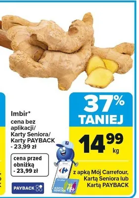Imbir promocja w Carrefour