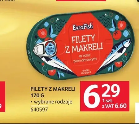Filety z makreli EvraFish promocja w Selgros
