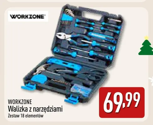 Walizka z narzędziami Workzone promocja w Aldi