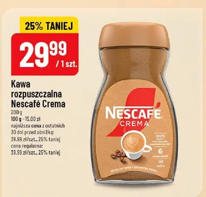Kawa rozpuszczalna Crema promocja w POLOmarket