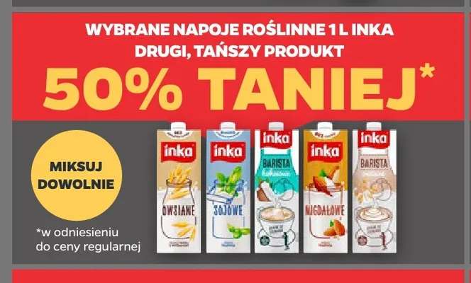 Napój owsiany Inka promocja w Netto
