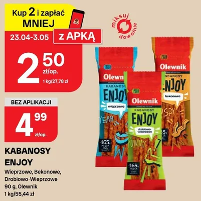 Kabanosy enjoy promocja w Chorten