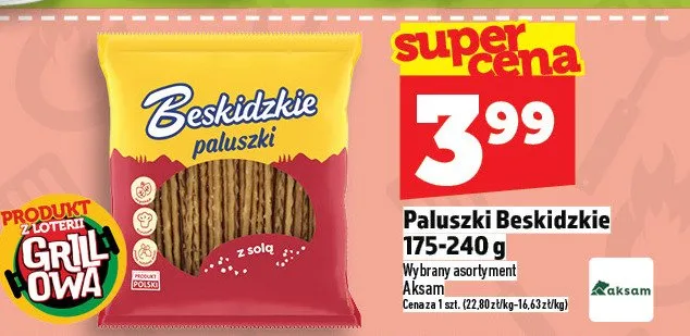 Paluszki beskidzkie promocja w TOPAZ