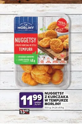Nuggetsy z kurczaka w tempurze Morliny promocja w Stokrotka