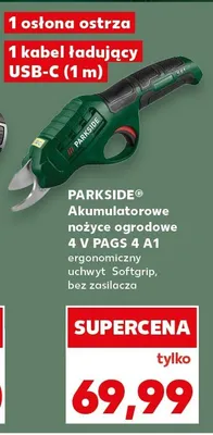 Akumulatorowe nożyce ogrodowe 4 V PAGS 4 A1 promocja w Kaufland