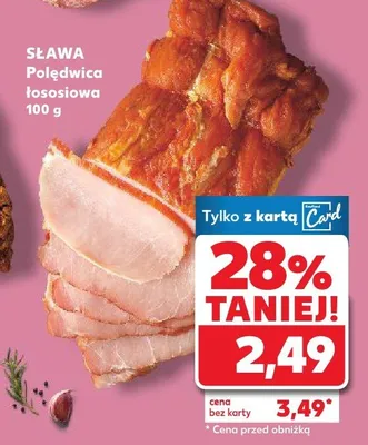 Polędwica łososiowa promocja w Kaufland