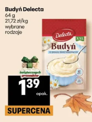 Budyń Delecta promocja w Delikatesy Centrum