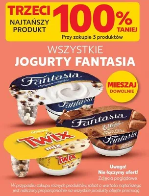 Jogurty Fantasia promocja w Kaufland