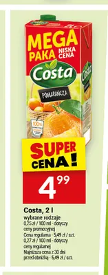 Napój Costa promocja w Twój Market