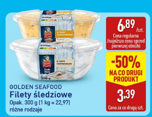 Filety śledziowe w sosie musztardowym promocja w Aldi