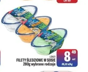 Filety śledziowe w sosie Lisner promocja w Tomi Markt