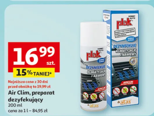 Preparat dezynfekujący promocja w Auchan