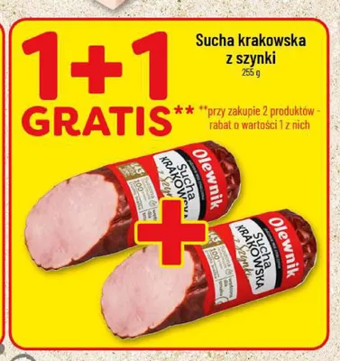 Sucha krakowska z szynki Olewnik promocja w POLOmarket