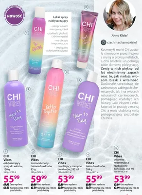 CHI Vibes nabłyszczający spray do włosów promocja w Hebe
