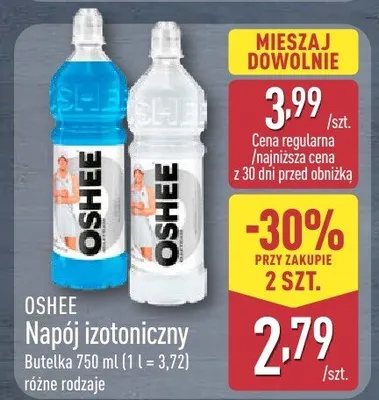 Napój izotoniczny Oshee promocja w Aldi